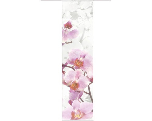 Flächenvorhang Home Fashion Blossom rosé 245x60 cm