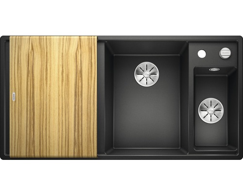 Évier avec égouttoir et planche à découper