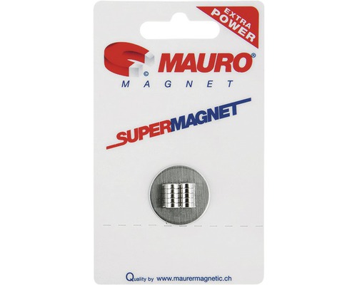 Scheibenmagnet N48 ø 6 mm, 10 Stk. Scheibenmagnet N48 ø 6 mm, 10 Stk.