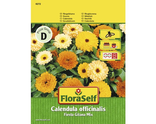 Souci 'Fiesta Gitana Mix' FloraSelf semences stables graines de fleurs
