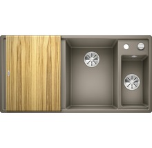Blanco AXIA III 6 S Spüle BxT 1000x510 mm Silgranit tartufo inkl. Holzschneidbrett und Multifunktionsschale 523469