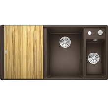 Blanco AXIA III 6 S Spüle BxT 1000x510 mm Silgranit cafe inkl. Holzschneidbrett und Multifunktionsschale 523471