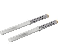 Deux ancrages pour charges lourdes pour matériaux de construction