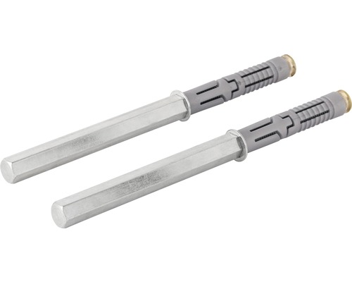 Support d'étagère Dolle STRONGFIX Ø 12 x 170 mm 2 pièces Deux ancrages pour charges lourdes pour matériaux de construction