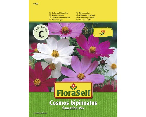 Cosmos 'Sensation Mix' FloraSelf semences stables graines de fleurs