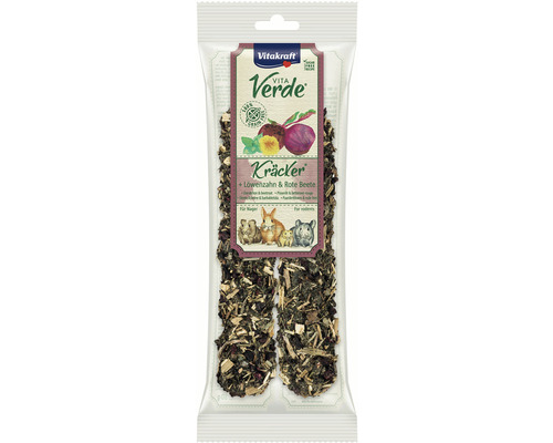 Vitakraft Vita Verde Sticks für Nagetiere Kräcker Rote Bete 80 g