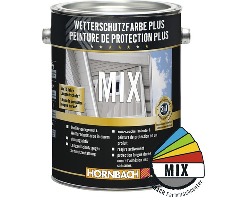 Wetterschutzfarbe Plus Farbmischcenter im Farbeimer