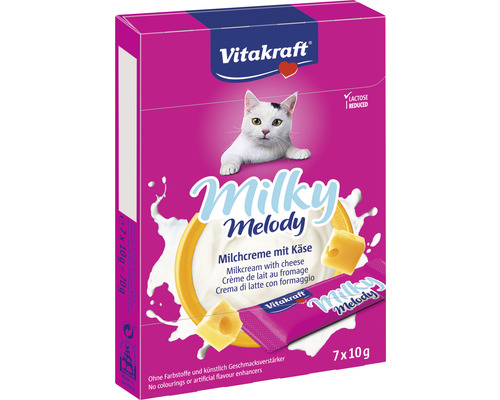 Vitakraft En-cas pour chats Milky Melody fromage, 70 g