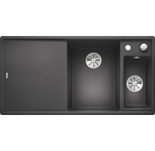 Blanco AXIA III 6 S Spüle BxT 1000x510 mm Silgranit felsgrau inkl. Glasschneidbrett und Multifunktionsschale 523473
