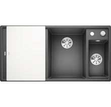 Blanco AXIA III 6 S Spüle BxT 1000x510 mm Silgranit felsgrau inkl. Glasschneidbrett und Multifunktionsschale 523473