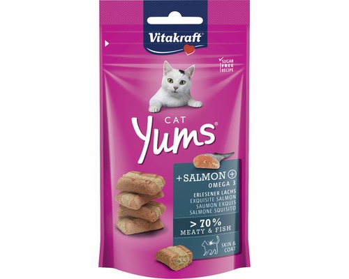 Vitakraft En-cas pour chats Cat Yums saumon, 40 g