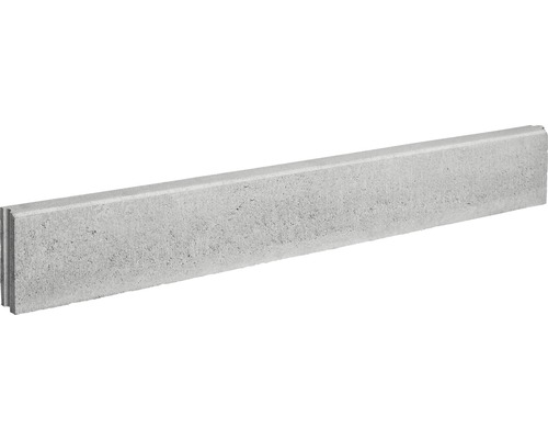 Pierre de bordure en béton plate grise 100x15x5 cm