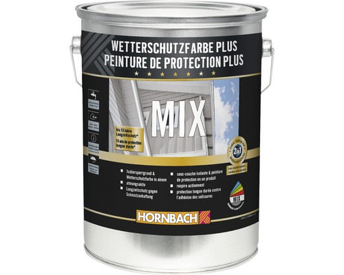 Farbe Wetterschutzfarbe Plus im Farbeimer