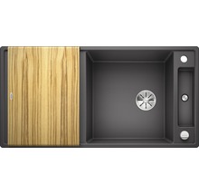 Blanco AXIA III XL 6 S Spüle BxT 1000x510 mm Silgranit felsgrau inkl. Holzschneidbrett 523501