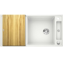 Blanco AXIA III XL 6 S Spüle BxT 1000x510 mm Silgranit weiss inkl. Holzschneidbrett 523504