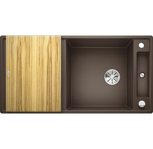 Blanco AXIA III XL 6 S Spüle BxT 1000x510 mm Silgranit cafe inkl. Holzschneidbrett 523509
