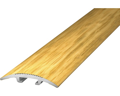 Übergangsprofil Alu D.O.S. eiche hell 32x2700 mm Übergangsprofil mit Holzdekor für Bodenbeläge