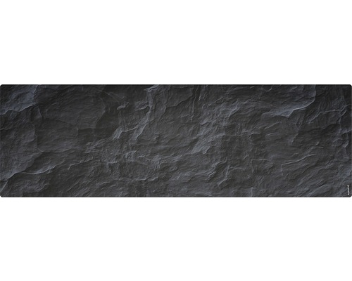 Paroi arrière de salle de bains mySPOTTI aqua ardoise 140x45 cm Panneau décoratif avec structure en ardoise