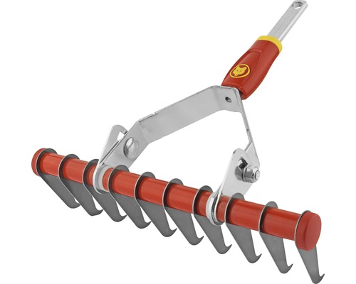 Wolf Garten Vertikutier-Rechen mit Zinken für die Gartenpflege