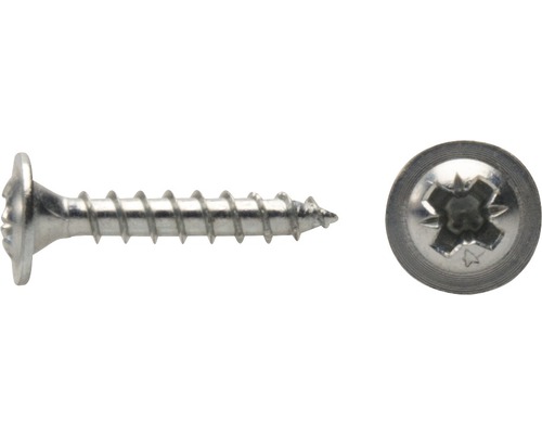 Vis de paroi arrière JD Plus Pozidriv 3 x 20 mm galvanisée 100 pièces
