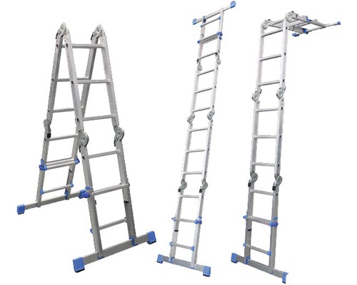 Échelle multifonctionnelle en aluminium dans différentes configurations