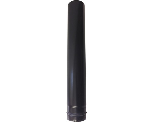 Conduit de poêle à pellets Ø 80 mm noir mat 1 m Tuyau de cheminée en métal