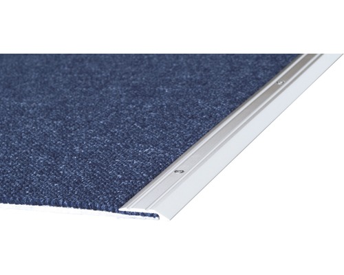 Profilé de finition Prinz aluminium argent perforé 30 x 2700 mm Profilé pour la fixation de moquettes