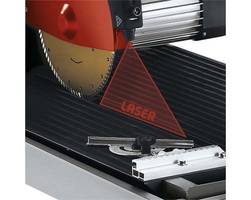 Coupe-carrelage avec guidage laser pour des coupes précises