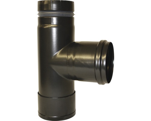 Tuyau d''évacuation des gaz de combustion, pièce en T