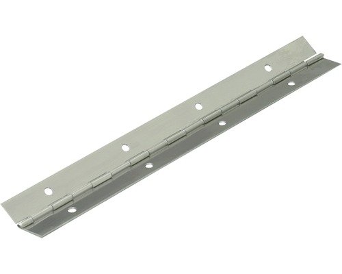 Charnière piano 32x1200mm, acier inoxydable, 1 pièce Longue charnière avec trous de vis