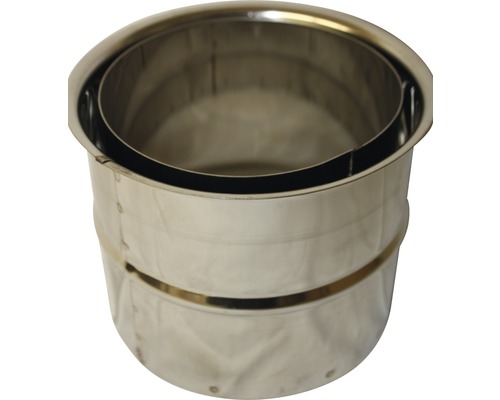 Traversée de tuyau en acier inoxydable pour tuyaux de poêle