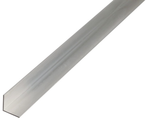 Profilé d'angle en aluminium naturel 35x35x1,5 mm, 2,6m Profilé cornière en aluminium