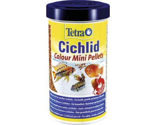 Tetra Cichlid Colour Mini Pellets pour petits Cichlidés