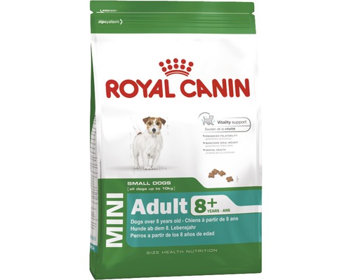 Nourriture pour chiens Royal Canin Mini Adult, 8 ans et + 4 kg