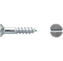 Vis à bois à tête fraisée avec fente DIN 97 2,5 x 25 mm galvanisée 100 unités