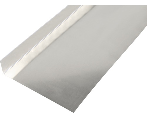 Tôle lisse forme en L Alu nature 135x30 mm, 1 m Tôle métallique avec bordure angulaire