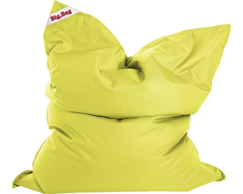 Pouf coussin Sitting Point Bigbag Brava env. 380 litres vert 170x130x20 cm Pouf Big Bag jaune