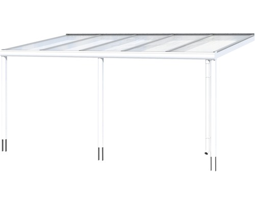 Carport autoportant avec toit transparent