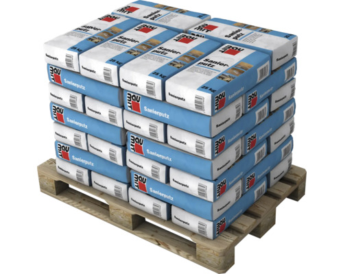 Palette de sacs d''enduit d''assainissement