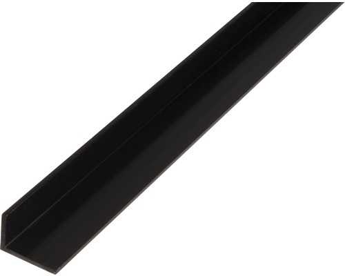 Winkelprofil PVC schwarz 25 x 20 x 2 x 2 mm 2,6 m