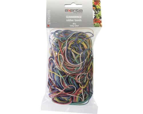 Packung Gummiringe, sortiert