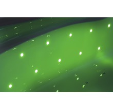 Nahaufnahme einer beleuchteten Whirlpooloberfläche