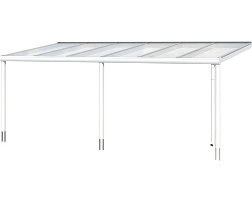 Toit de terrasse avec toit transparent