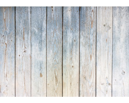 Fototapete Papier Holz blau 254 x 184 cm