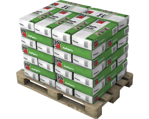 Palette mit Säcken Haftputz