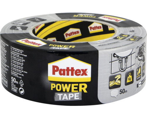 Pattex Power Tape Gewebeband schwarz 50 Meter