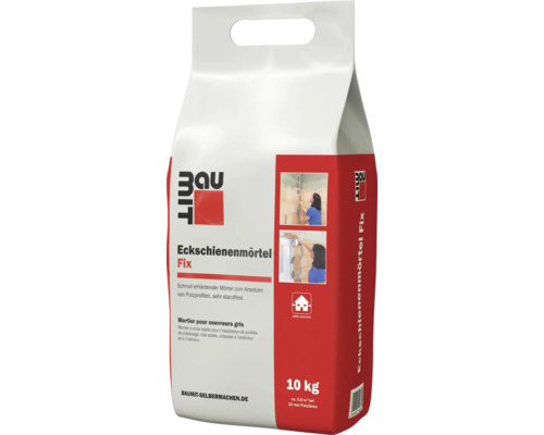 Mortier pour profilés d'angle Baumit Fix 10 kg Sac de mortier d''arrêt d''angle Fix, 10 kg