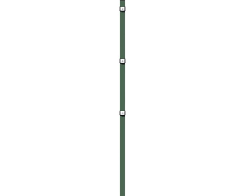 Poteau ALBERTS patte de serrage pour panneau rigide double fil 6 x 4 x 225 cm vert