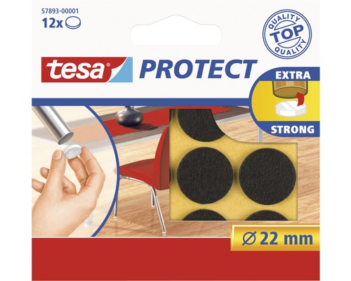 tesa® Protect Filzgleiter braun Ø 22 mm