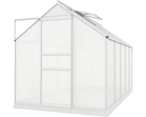 Serre avec porte et fenêtres de toit